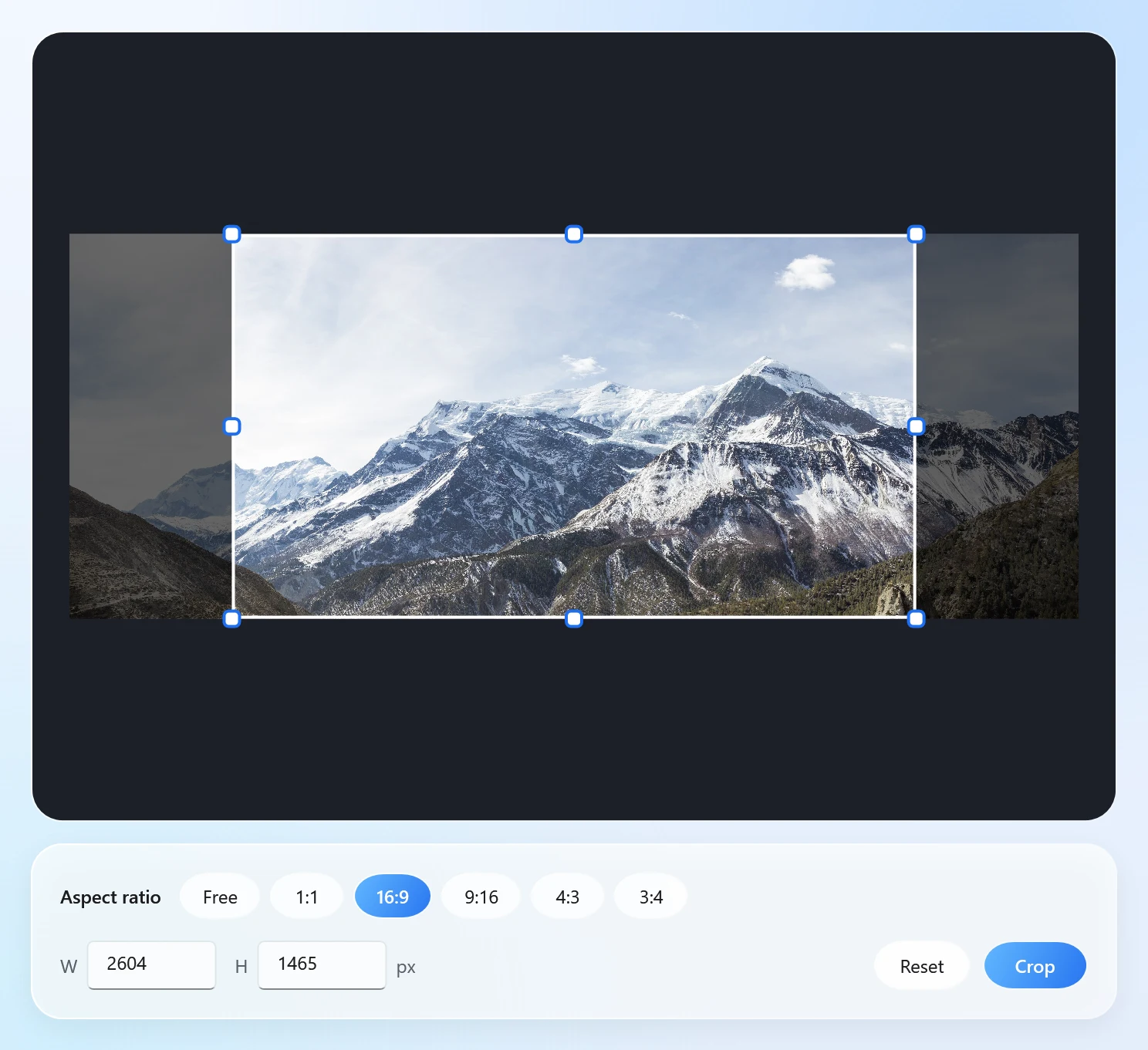 Santra's Crop editor